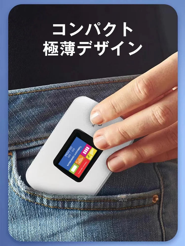 モバイルWi-Fi ——契約不要!月額費用なし!5G高速ネットワーク、1000Mbps、10台のデバイスの同時接続に対応! 電気があればWifiがある。5G通信で、信号が抜群!USBケーブルで、パソコンと接続可能。限時セール開催中! 50%OFFは後最後の1時間!