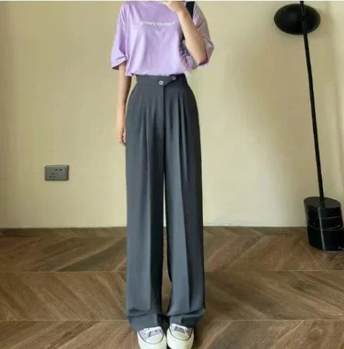 ハイウエストワイドパンツ 在庫一掃、人気商品、多くのお客様にご好評いただき、お客様満足度96%、まもなく売り切れる、ラスト1時間、興味のある人は是非!