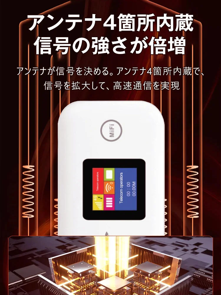 モバイルWi-Fi ——契約不要!月額費用なし!5G高速ネットワーク、1000Mbps、10台のデバイスの同時接続に対応! 電気があればWifiがある。5G通信で、信号が抜群!USBケーブルで、パソコンと接続可能。限時セール開催中! 50%OFFは後最後の1時間!
