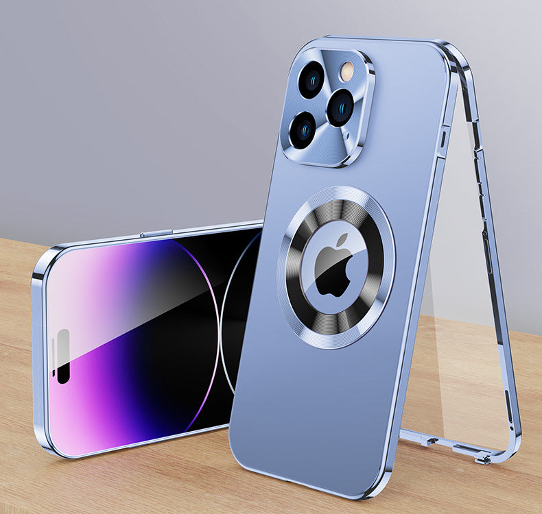 覗き見防止磁気スマホケース