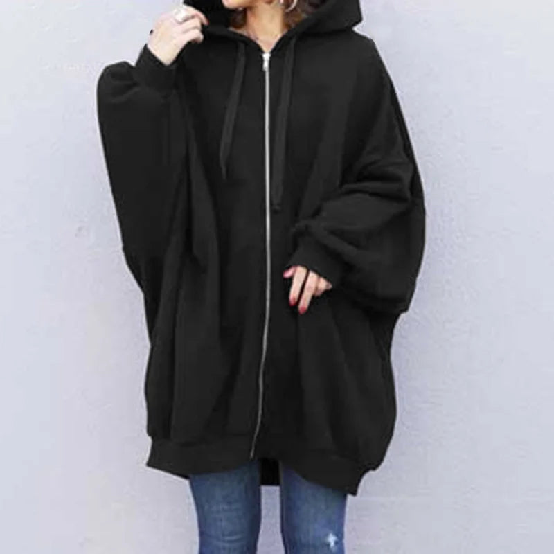 防風フード付きパーカー