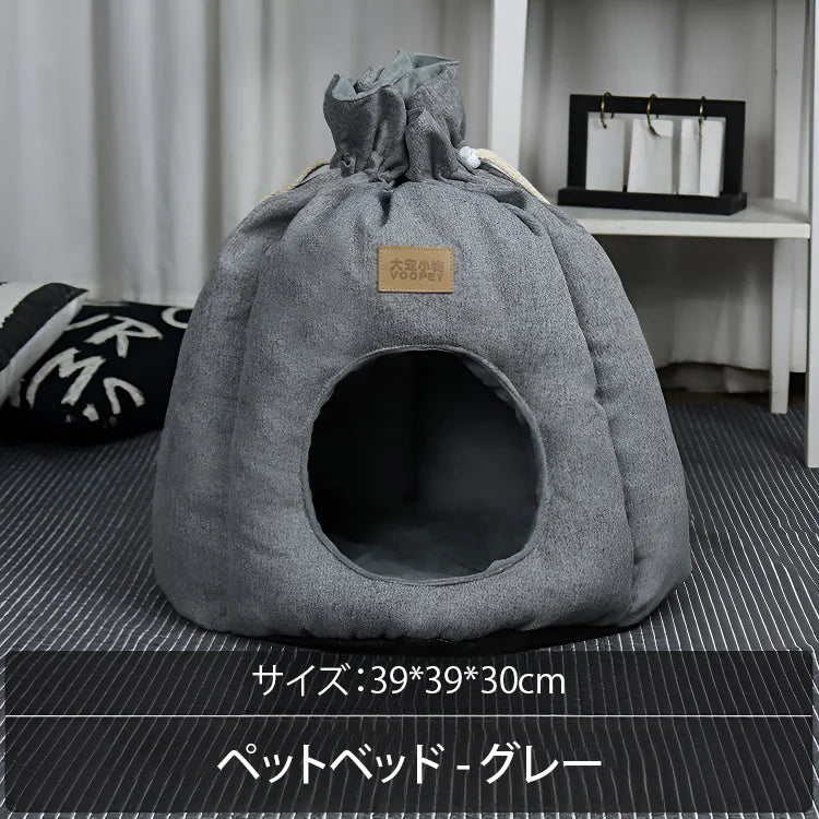 オールシーズン適用保温ペットベッド