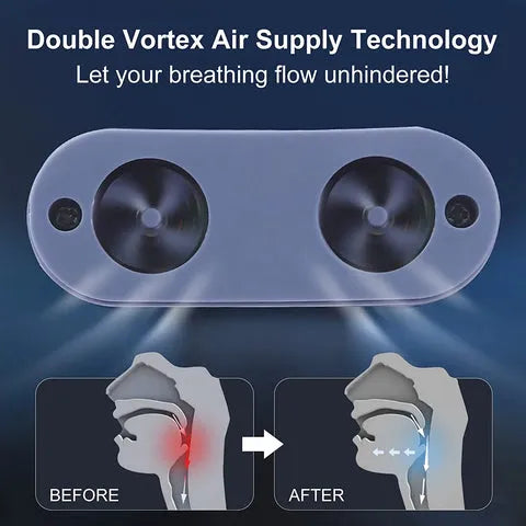 換気: いびきのための初のホースレス、マスクレス、ミニ持続気道陽圧 (CPAP)