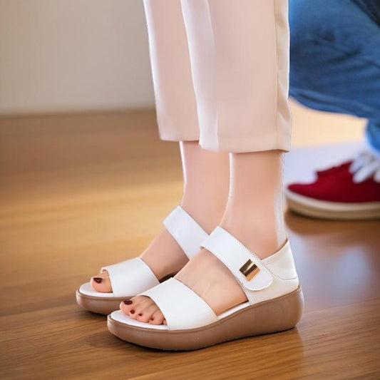 【東大病院認定の矯正サンダル】レディース厚底サンダル